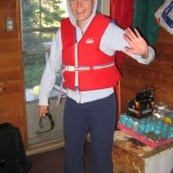 Ready for a dip in Schist Lake
