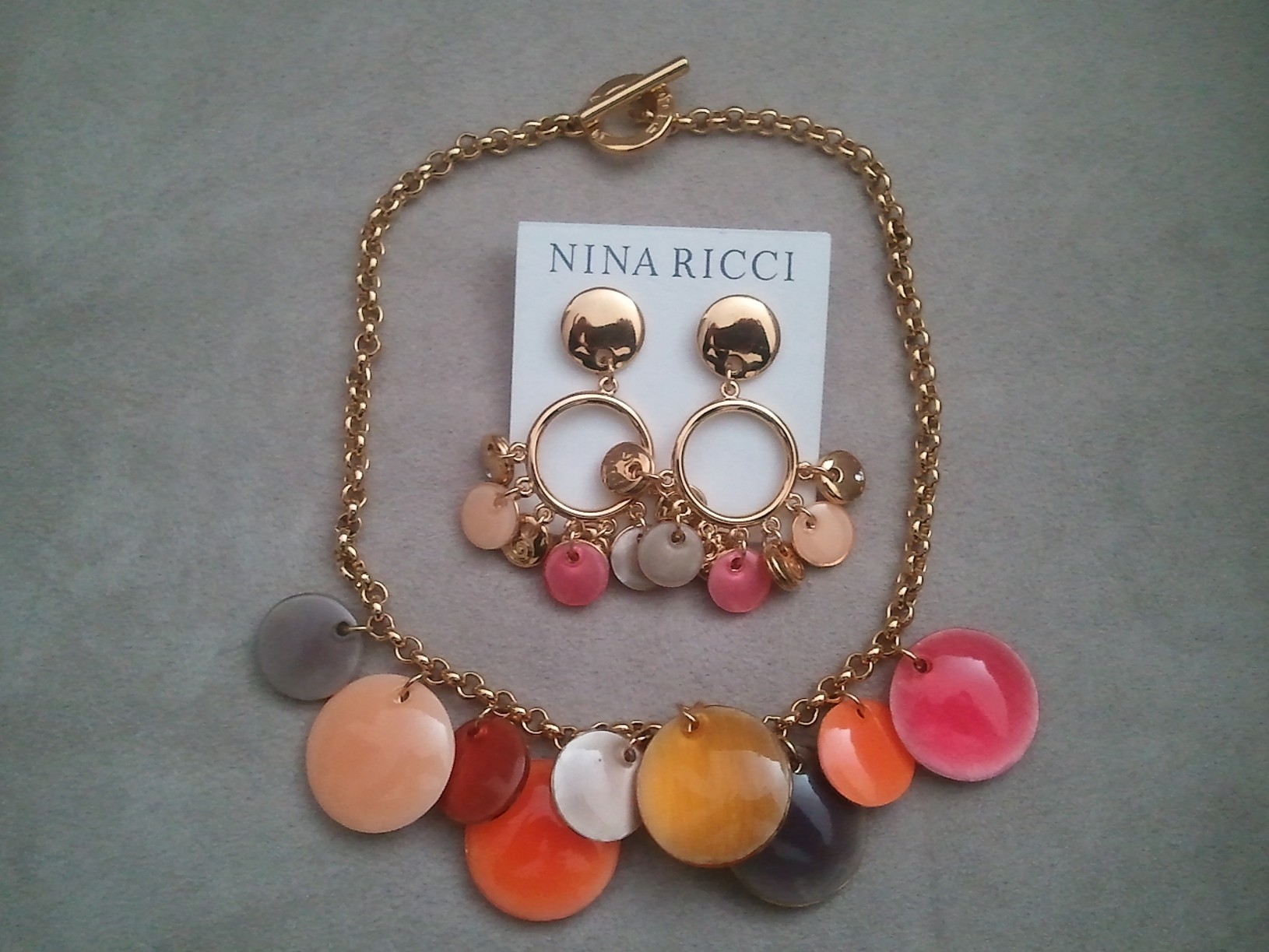 Nina Ricci necklace and earring set Dance With Jenna